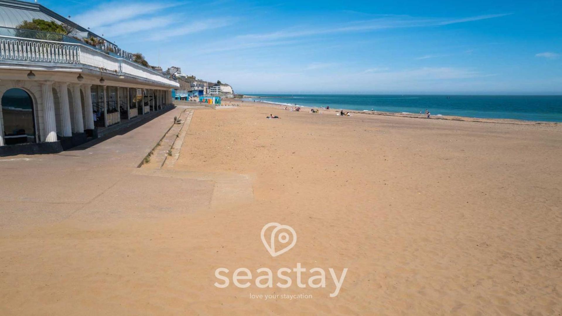 Sea Garden Ramsgate Sleeps4 Parking Amazing Views Apartment Bagian luar foto