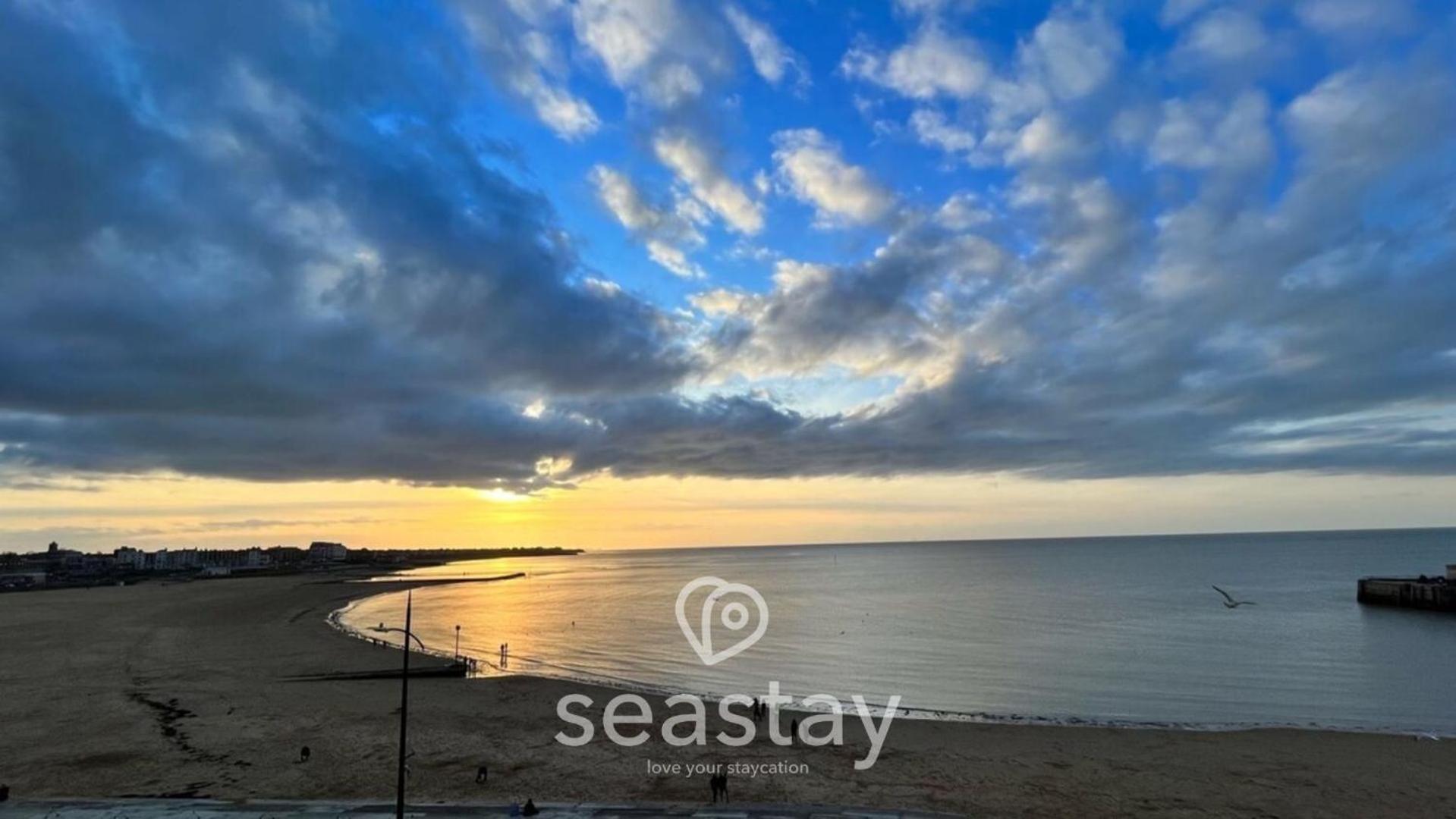 Sea Garden Ramsgate Sleeps4 Parking Amazing Views Apartment Bagian luar foto