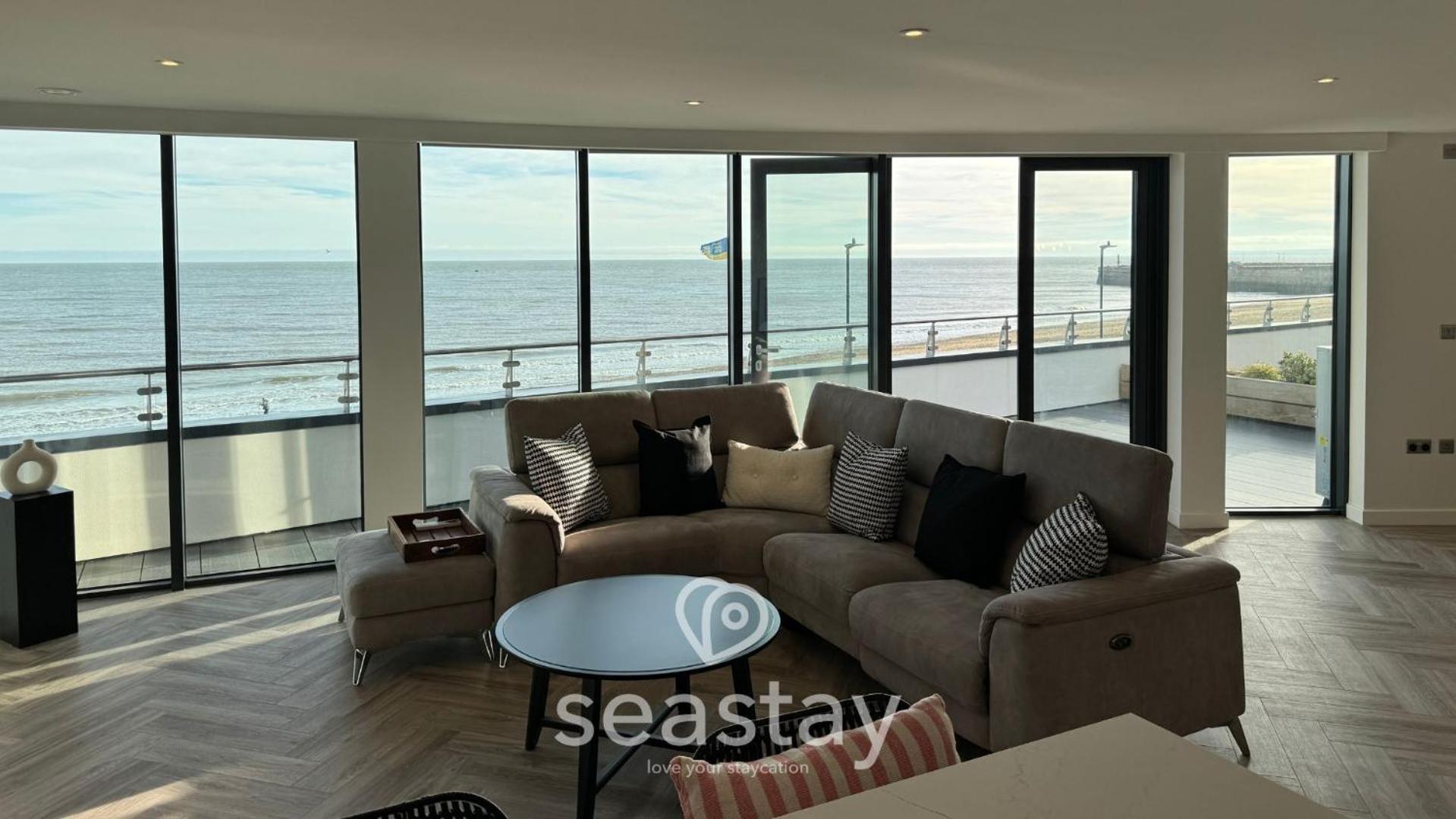 Sea Garden Ramsgate Sleeps4 Parking Amazing Views Apartment Bagian luar foto